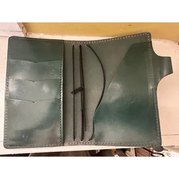 Chic Sparrow Austen Cascade Folio Leather Cover Keep Going Growing Forest Green - Picture 8 of 12